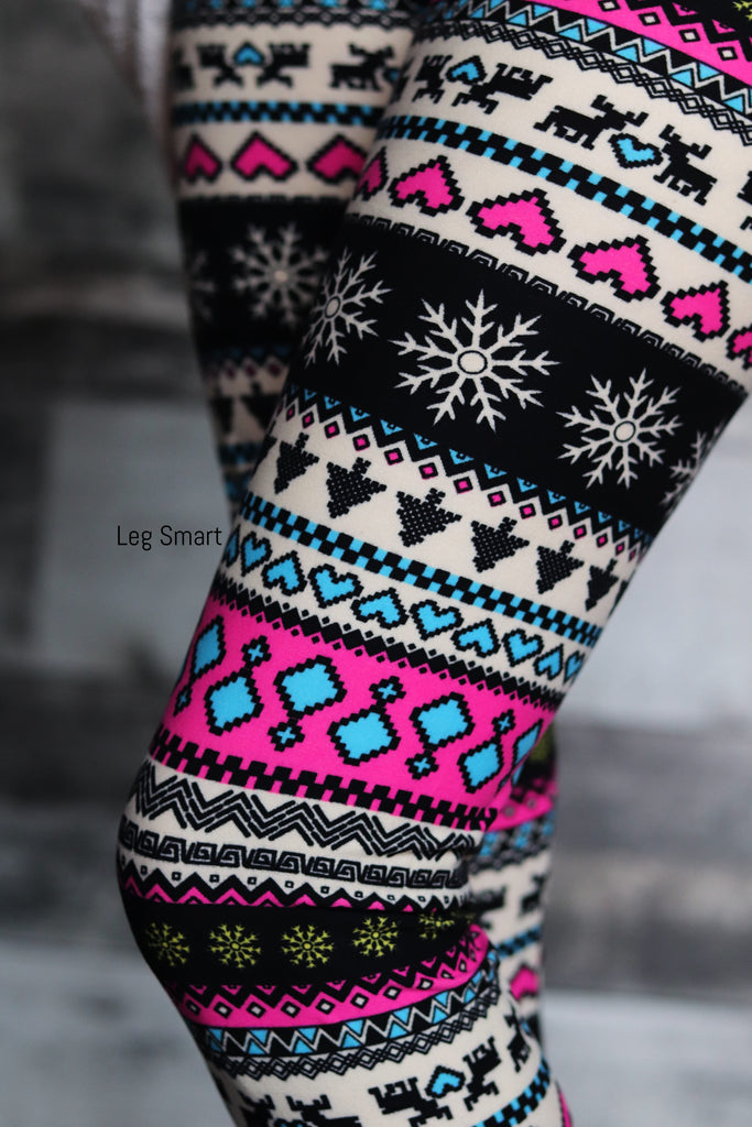 Christmas by the Ocean Leggings