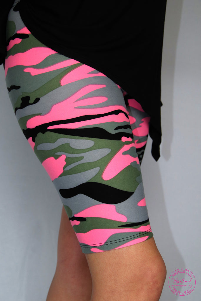 Pink Camouflage Capri Leggings (XL Only) – Golden Star Yoga