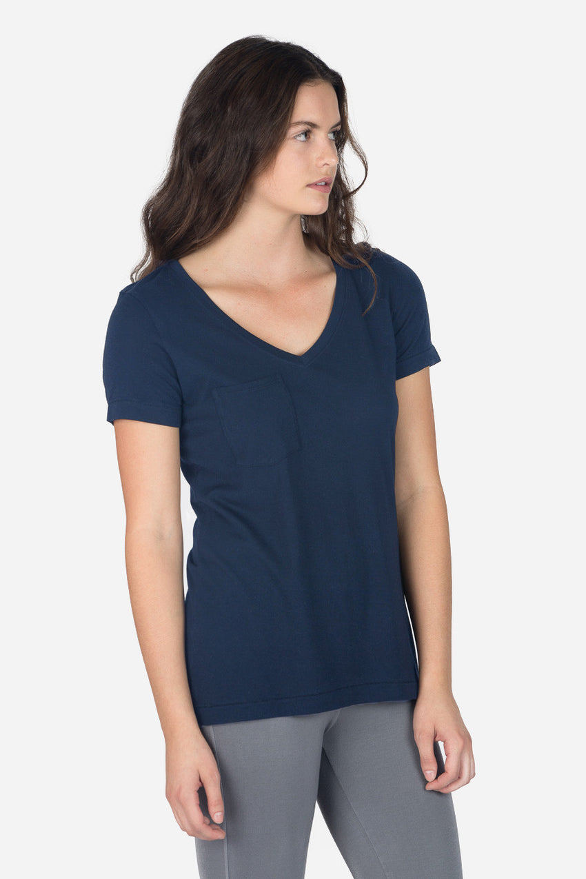 Alex Jersey V-Neck Tee Shirt – AMVI COLLECTION