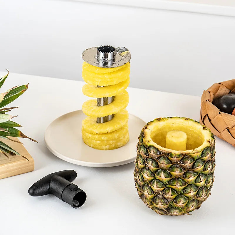 Stainless Steel Pineapple Corer Effortlessly Slice and Peel
