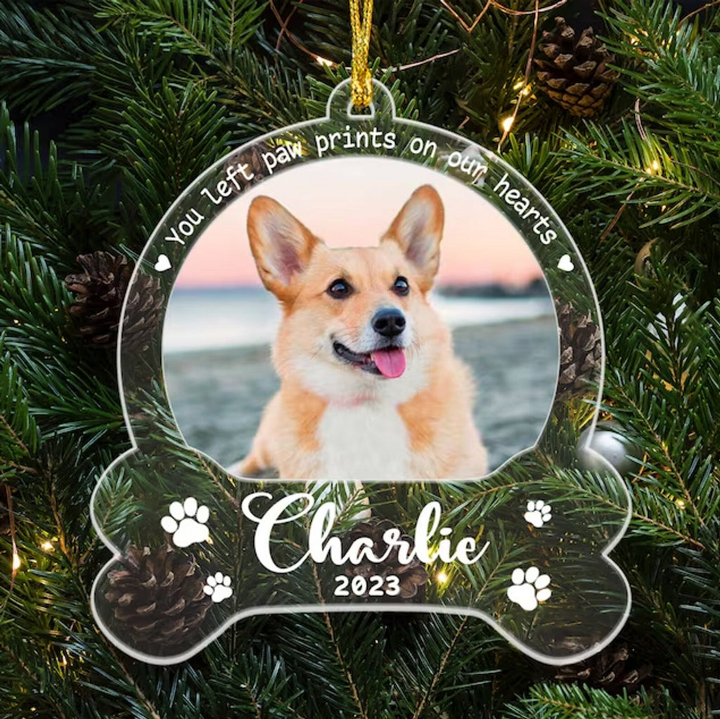 Acrylic Dog Ornament with Photo