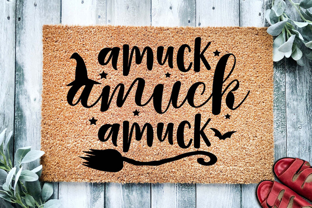 Amuck Doormat - Hocus Pocus Doormat - Halloween Doormats