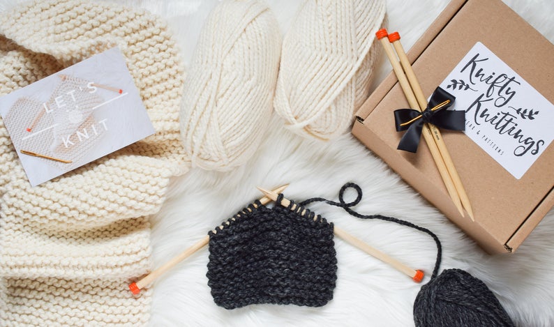 The Learn to Knit Kit, Beginners Knitting