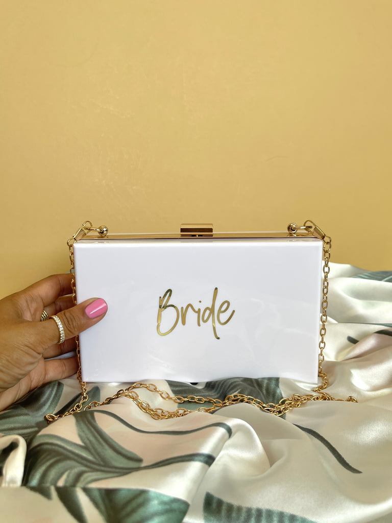 Bride Purse for Bachelorette Party Outfit