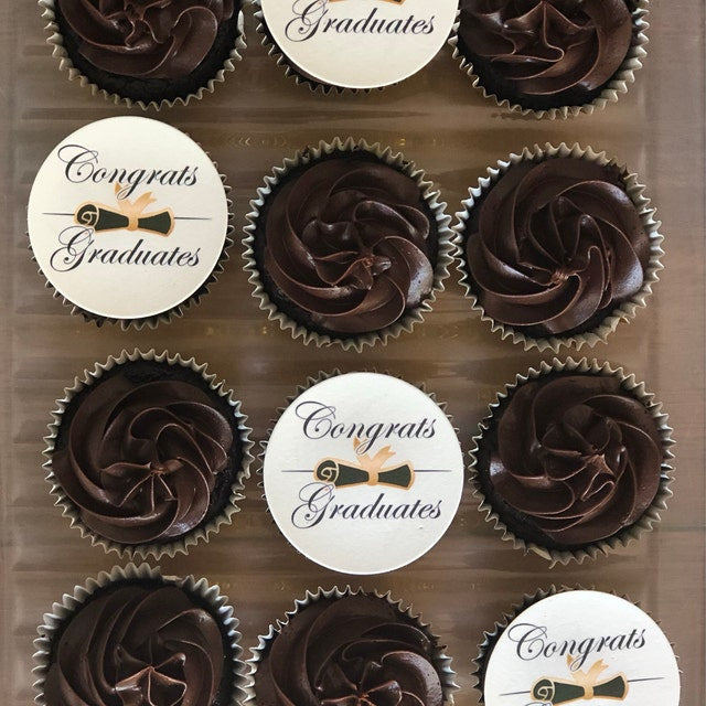 Custom Graduation Cupcake Toppers