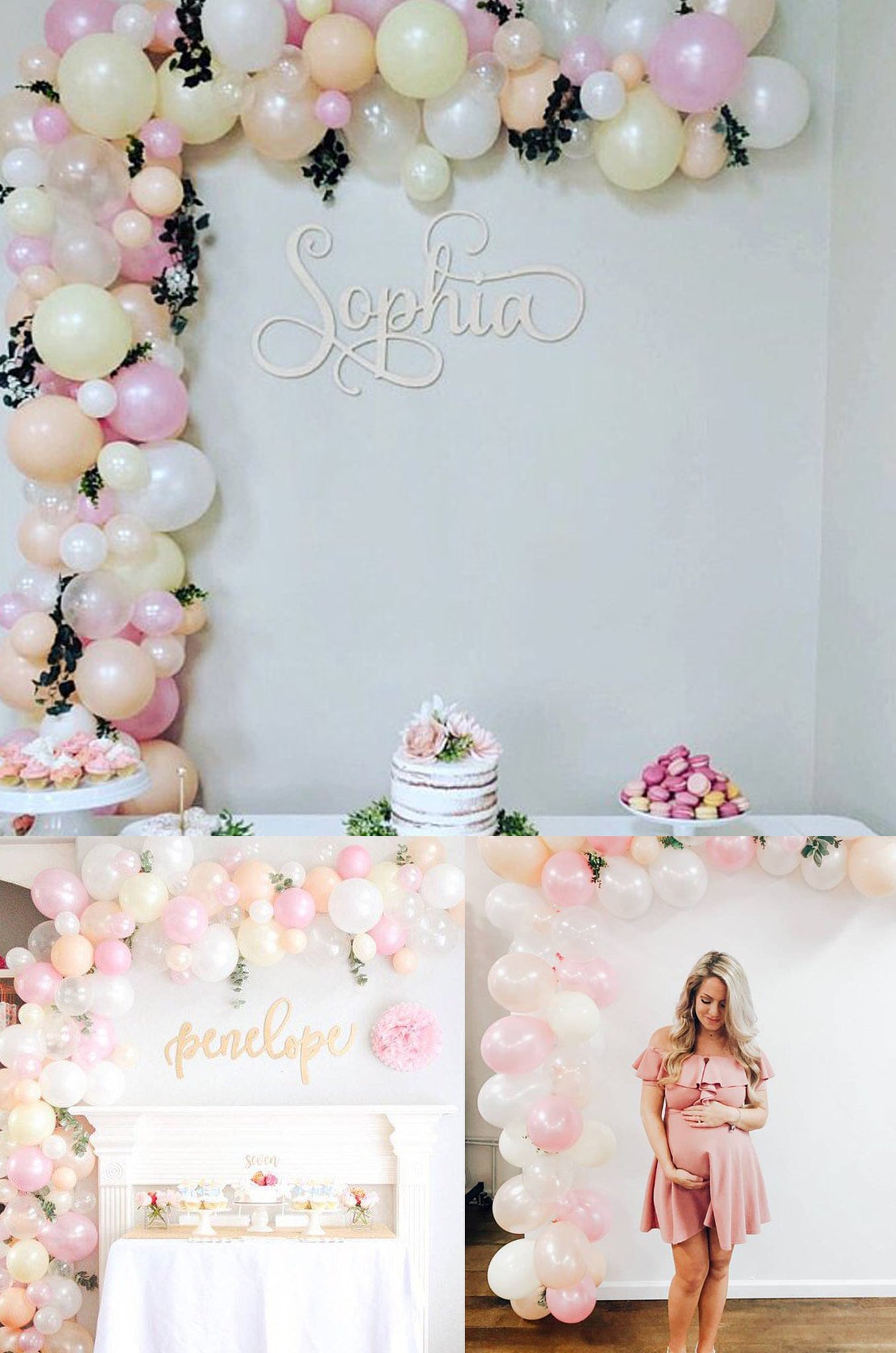 DIY Balloon Garland - DIY Balloon Arch for Baby Shower and Bridal Shower Decorations - Pretty Collected