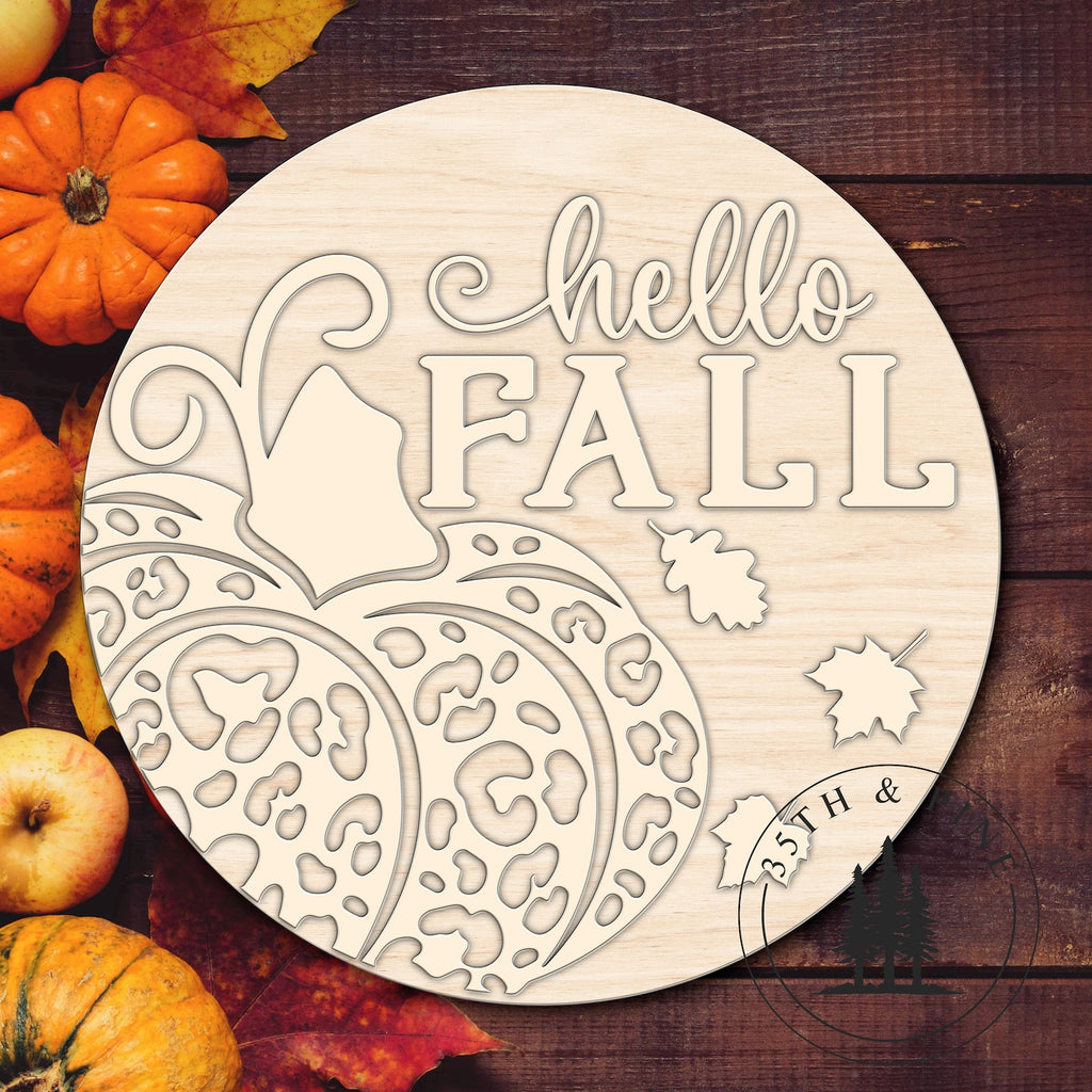 DIY Fall Wood Sign to Paint