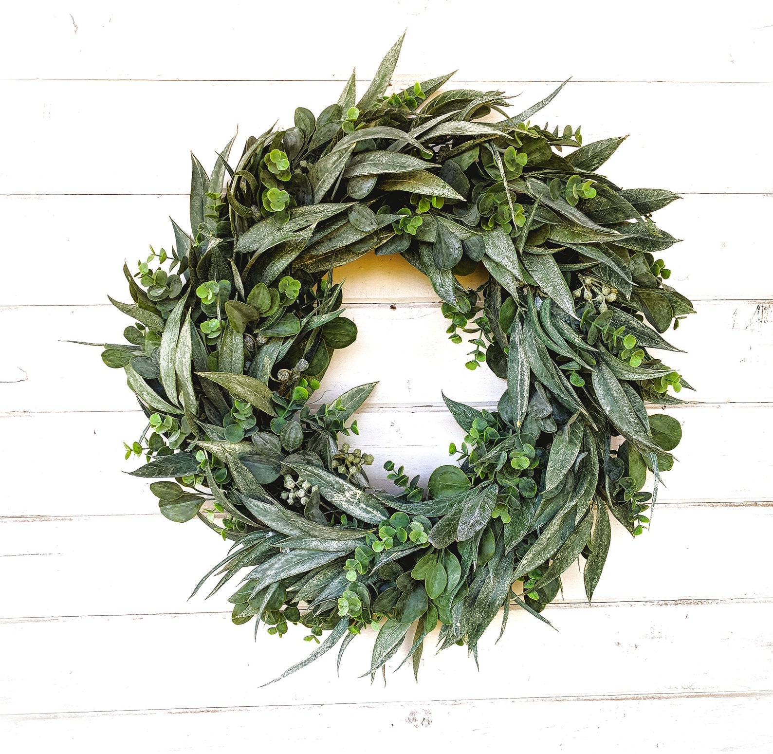 Eucalyptus Farmhouse Wreath - Fall Wreath - Fall Farmhouse Wreath