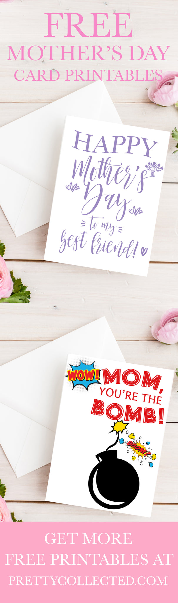 Free Mother's Day Cards Printable - Free Printables for Mother's Day - Pretty Collected