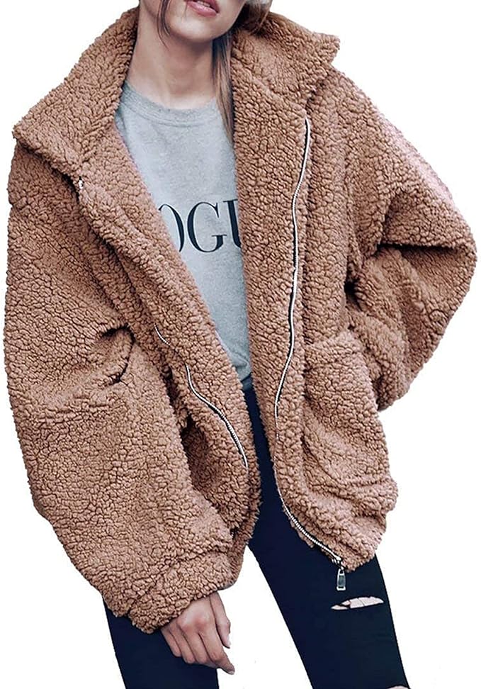 Faux Shearling Jacket for Her - Amazon Deals
