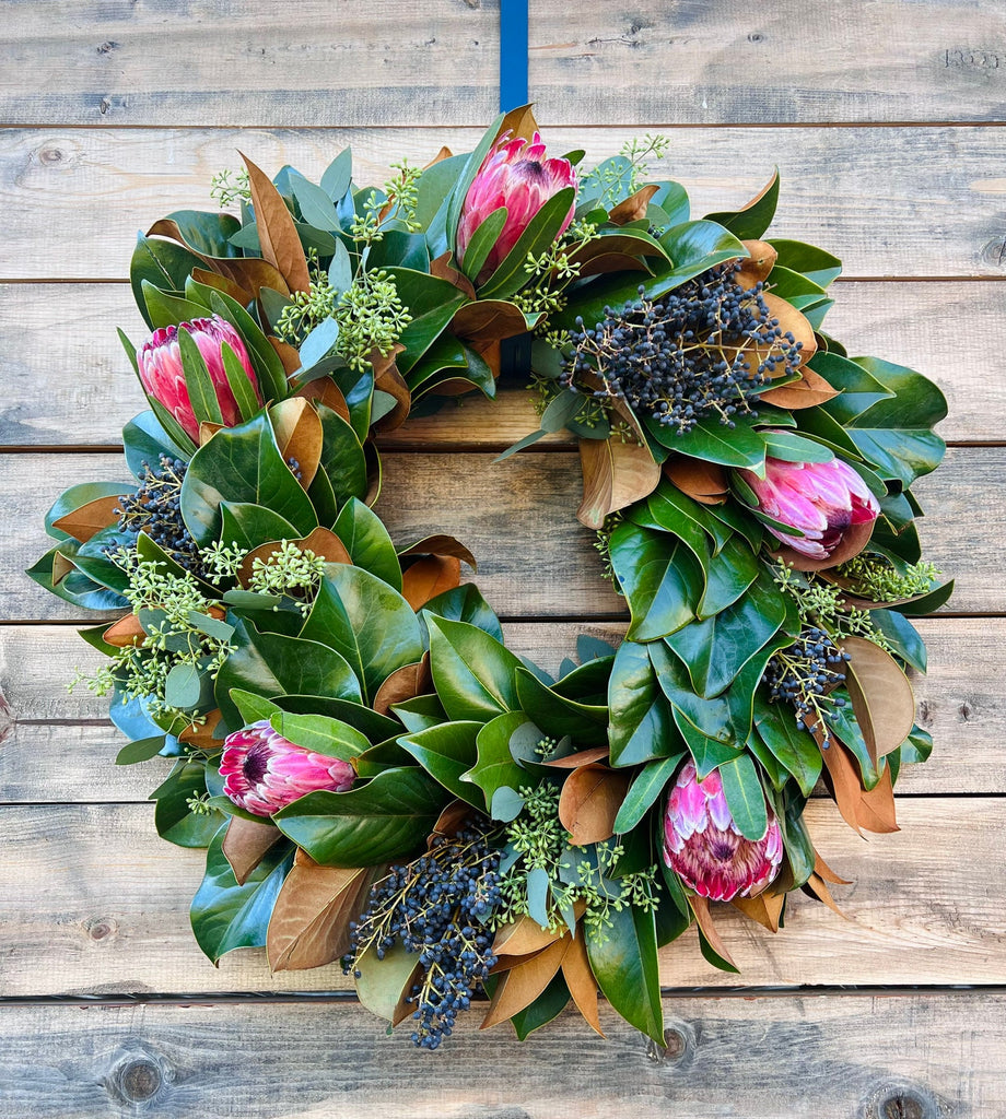 Fresh Magnolia Wreath - Spring Floral Wreath