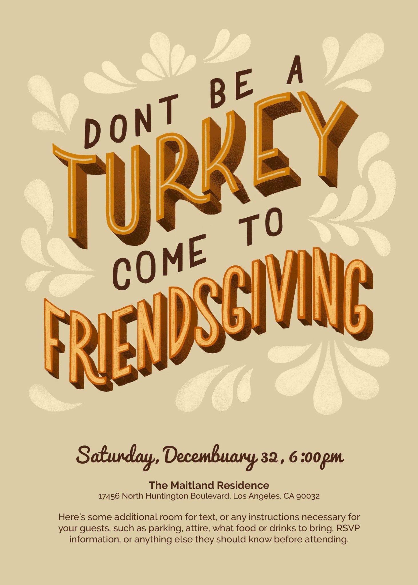 Friendsgiving Invitations