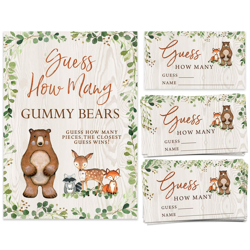 Woodland Themed Baby Shower Games