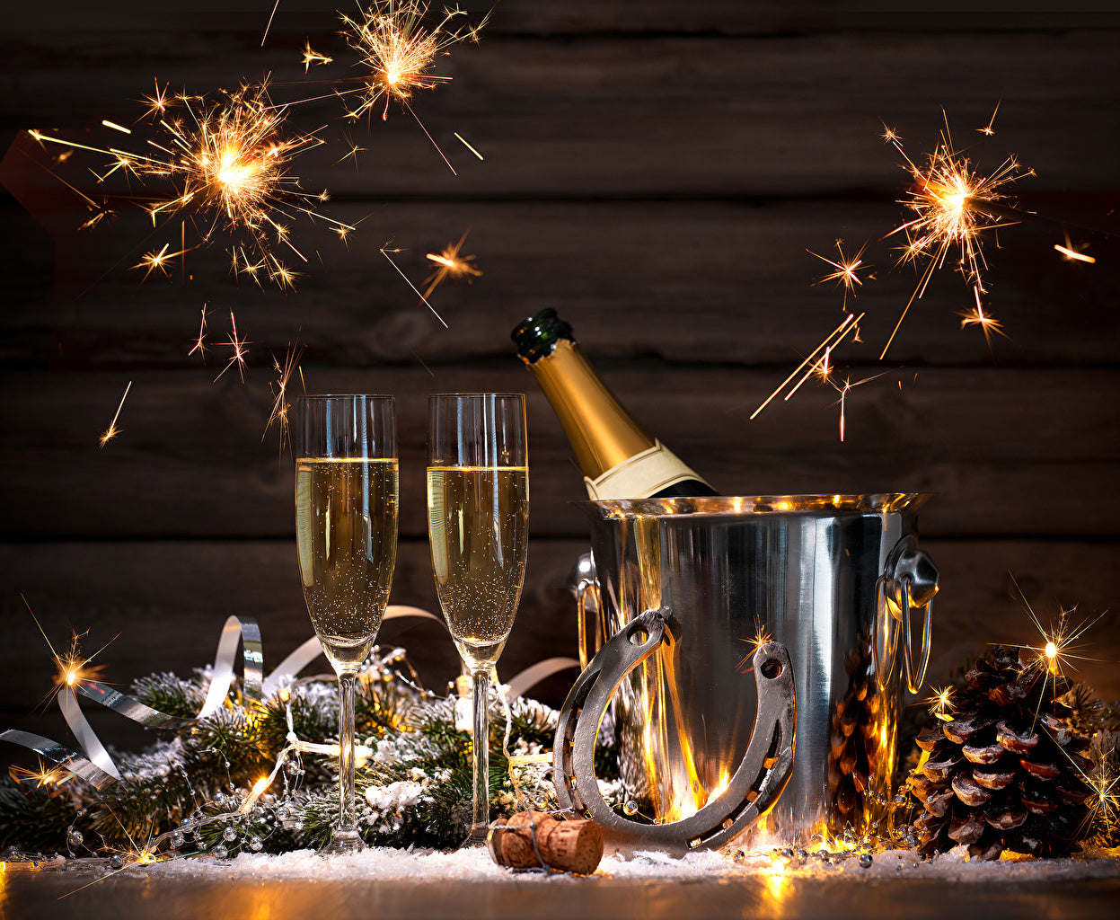 Happy New Year - New Year's Resolutions - Sparklers on New Years Eve - Pretty Collected