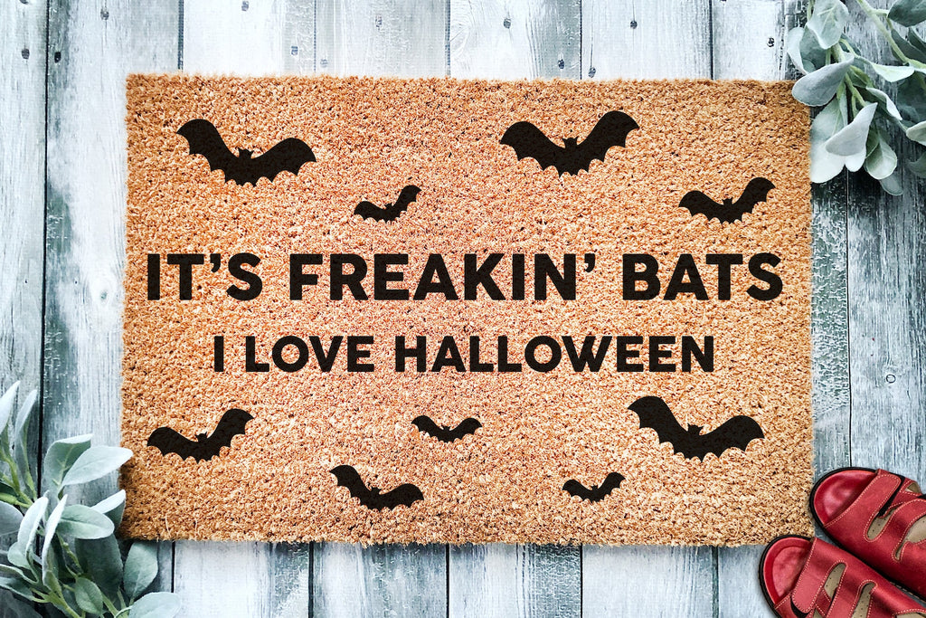It's Freekin Bat Doormat - Halloween Doormat
