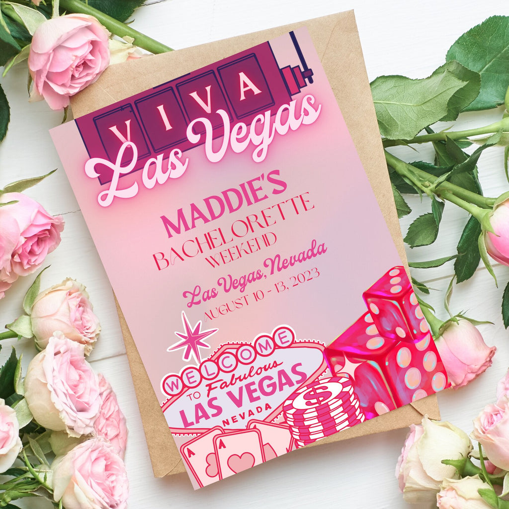 Las Vegas Bachelorette Invitation