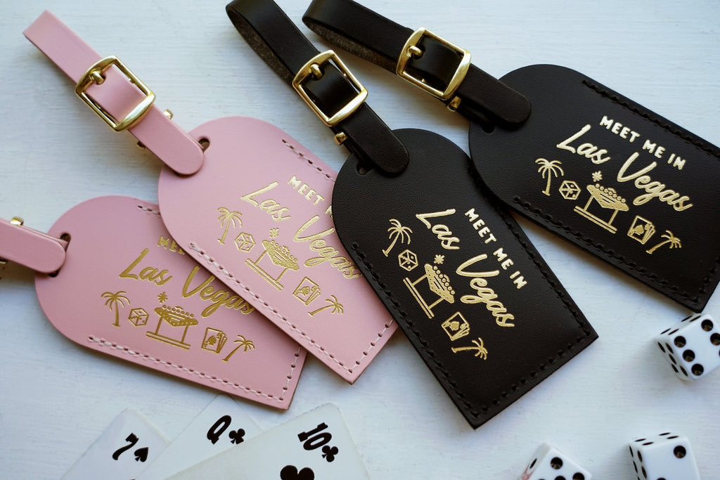 Las Vegas Luggage Tags - Bachelorette Party and Wedding Favors