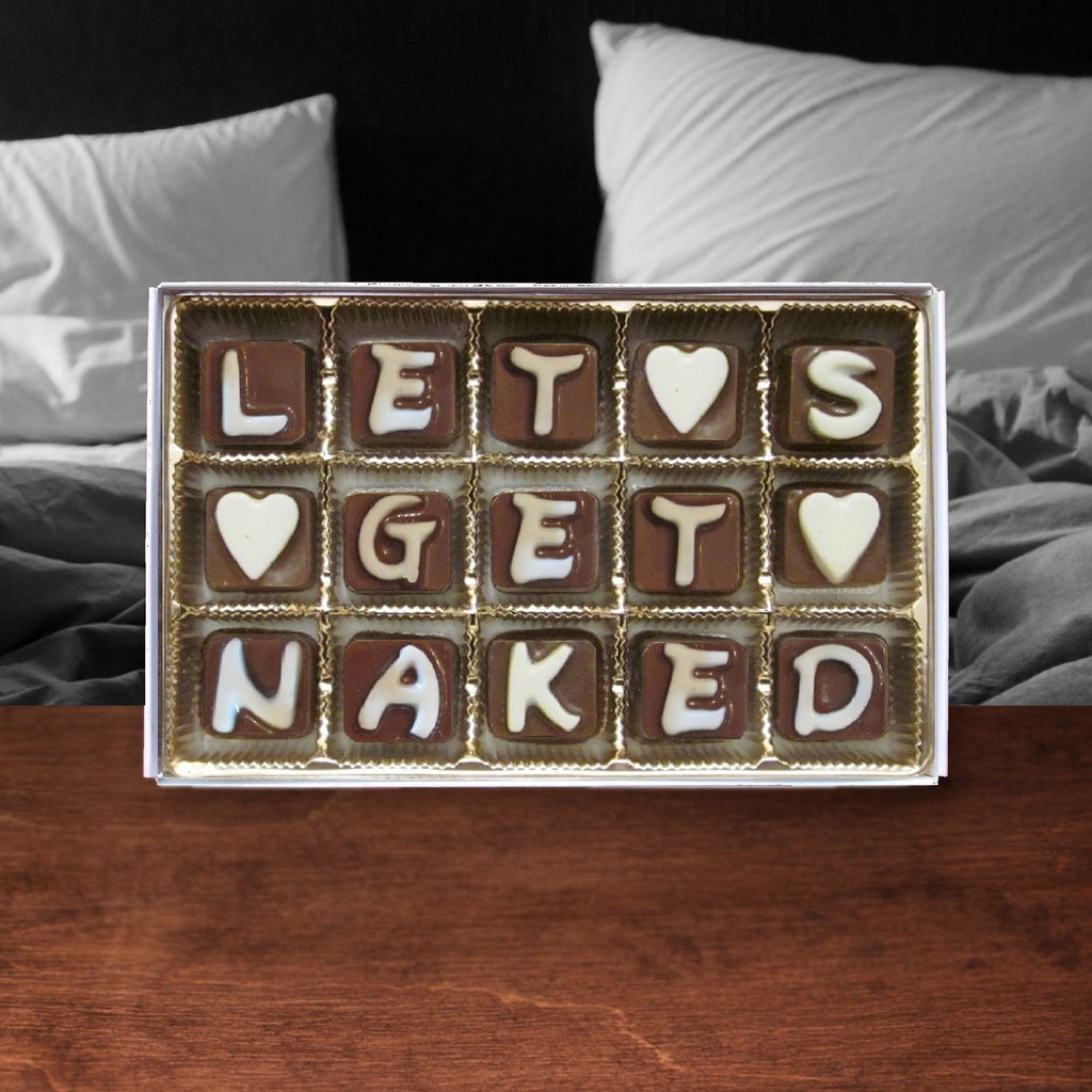 Let's Get Naked Chocolates - Funny Valentine's Day Gifts