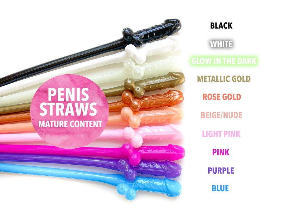 Penis Straws - Vegas Bachelorette