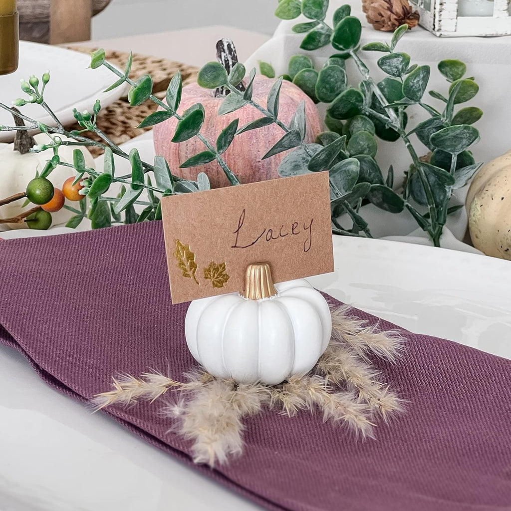 Pumpkin Place Cards