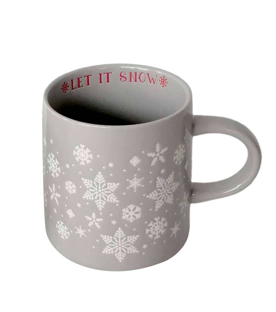 Snowflakes Christmas Mug