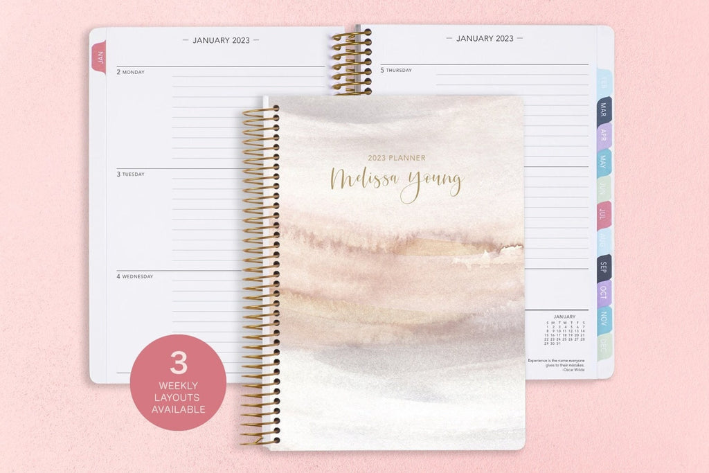 Custom Watercolor Planner