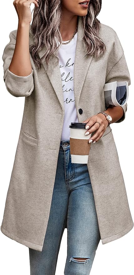 Wool Trench Jacket - Amazon Fashion for Her