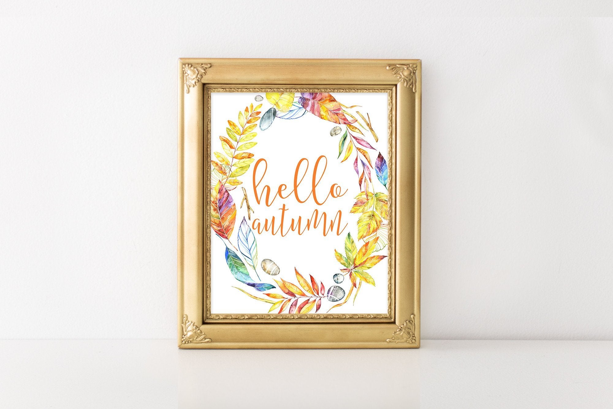 Hello Autumn - FREE Printable - Pretty Collected