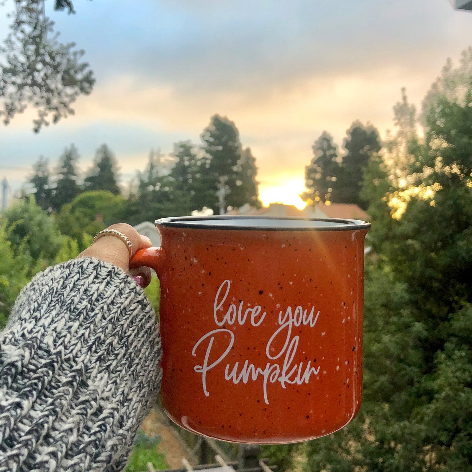 I Love Fall Most of All Campfire Coffee Mug - Pretty Collected