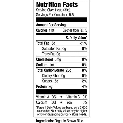 rice cereal nutrition