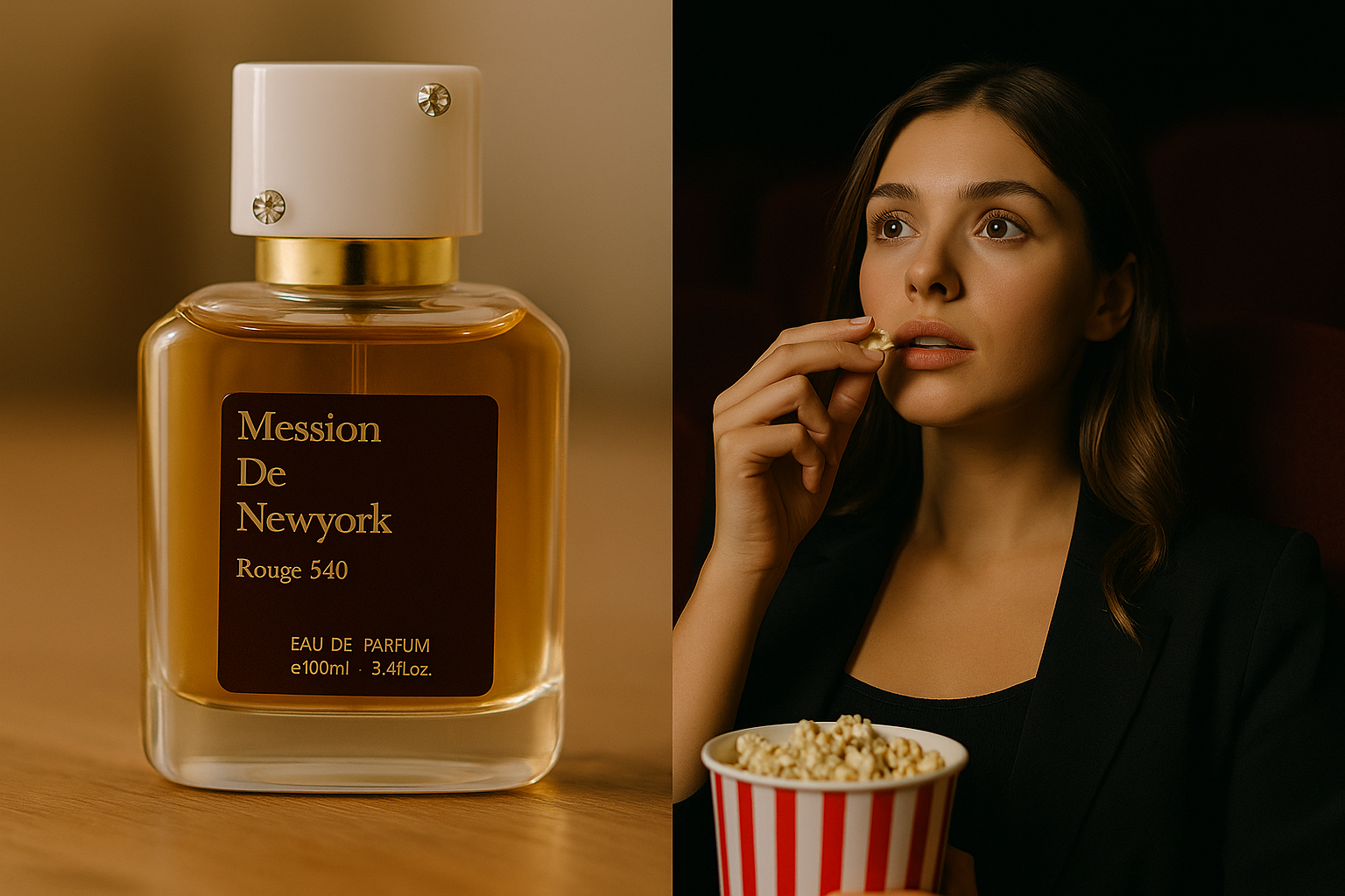 Mession De New York Rouge 540 Unisex Perfume 3.4 oz - Warm & Spicy Perfume Long - Lasting Luxury Fragrance