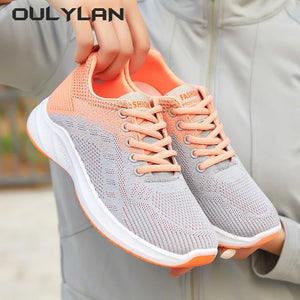 Women Fashion Running Shoes with Breathable Sneaker Lace ups - goodfitforyou23