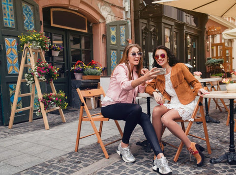 ladies wearing sunglasses