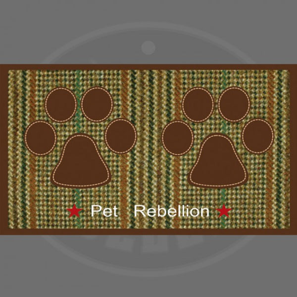 Pet Rebellion Stop Muddy Paws Stylish Fun Floor Mat Republic Machine  Washable