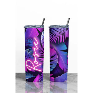 Neon Bachelorette 20oz Skinny Tumbler - Direct Embroidery - Bachelorette Season 8