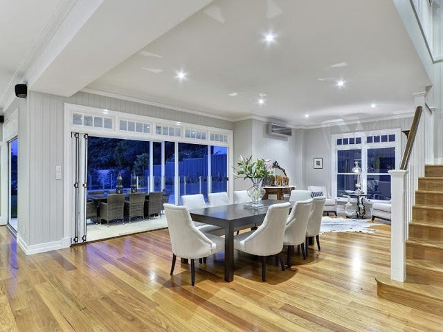 Hampton style Queenslander homes in Brisbane Driftwood Interiors