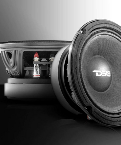 DS18 6XL600-8 6.5" Mid-Range Loudspeaker with Classic Dust Cap and 2" Voice Coil - 300 Watts Rms 8-ohm