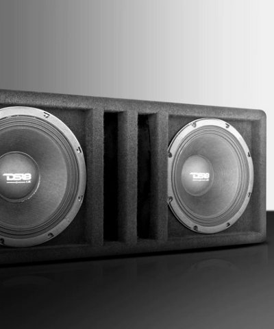 DS18 PANCADAO 2x PRO-1.5KP10.4 10" Mid-Bass Loudspeakers with PANCADAO Ported Enclosure - 3000 Watts Rms 2x 4-ohm