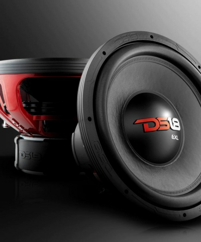 DS18 EXL-X15.2D 15" Subwoofer with 2.57" Black Aluminum Voice Coil - 1250 Watts Rms 2-ohm DVC