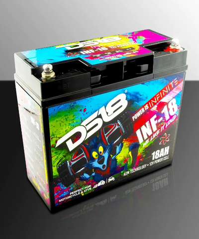 DS18 INF-18AH 12 Volt AGM Car Audio Battery - 750 Watts Rms | 18Ah