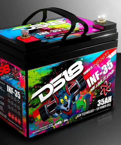 DS18 INF-35AH 12 Volt AGM Car Audio Battery - 1250 Watts Rms | 35Ah