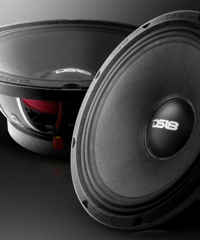 DS18 PRO-FU12.4 12" Mid-Range Loudspeaker with Classic Dust Cap and 3" Voice Coil - 600 Watts Rms 4-ohm