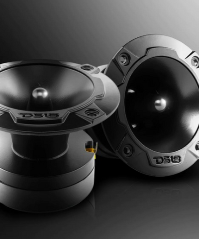 DS18 PRO-TWX2 3.8" Compression Bullet Super Tweeters with 1" Aluminum Voice Coil - 120 Watts Rms 4-ohm