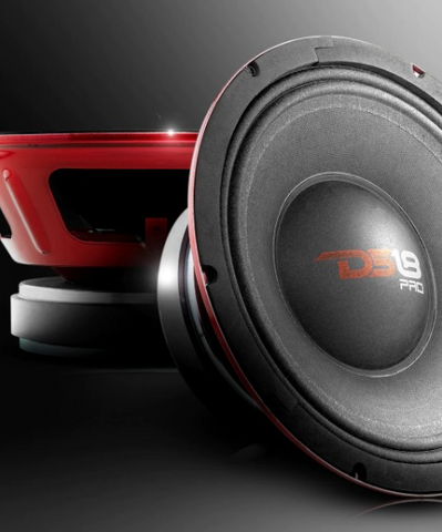 DS18 PRO-X10MBASS 10" Mid-Bass Loudspeaker with Classic Dust Cap and 2.5" Voice Coil - 400 Watts Rms 8-ohm