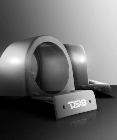 2015-up Polaris Slingshot - DS18 Headrest Speaker Enclosures - Fits 4x 6.5" Speakers