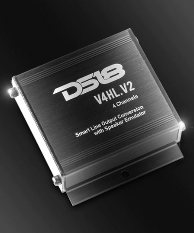 DS18 V4HL.V2 4-Channel Line Output Converter with Speaker Emulator and Remote Turn-on Output