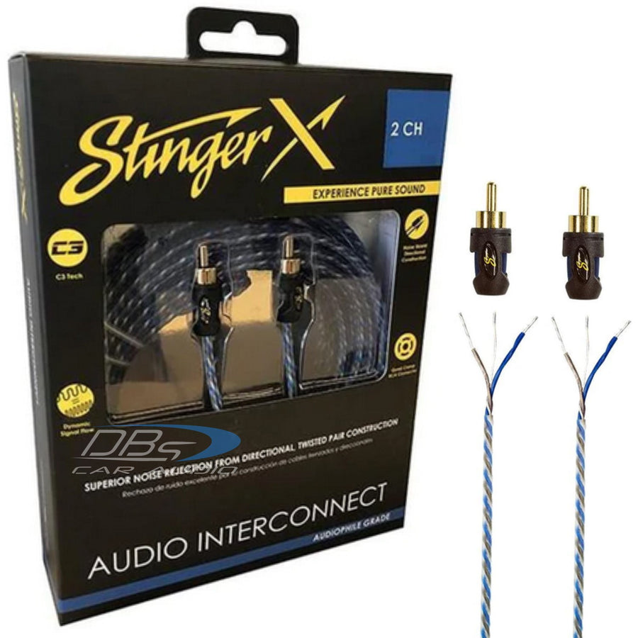 Stinger XI1217 X1 Series 2 Channel 17 Foot RCA Audio Interconnect