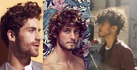 curly hair homme