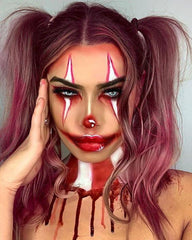 maquillage halloween le clown