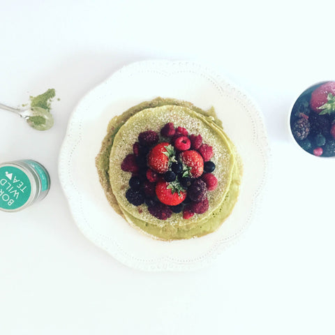 matcha green tea pancakes recipe